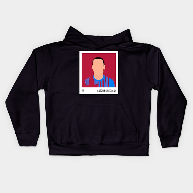 Antoine Griezmann Minimalistic Camera Film Kids Hoodie by GotchaFace